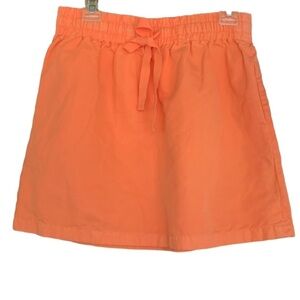 J. Crew orange mini skirt Size 4